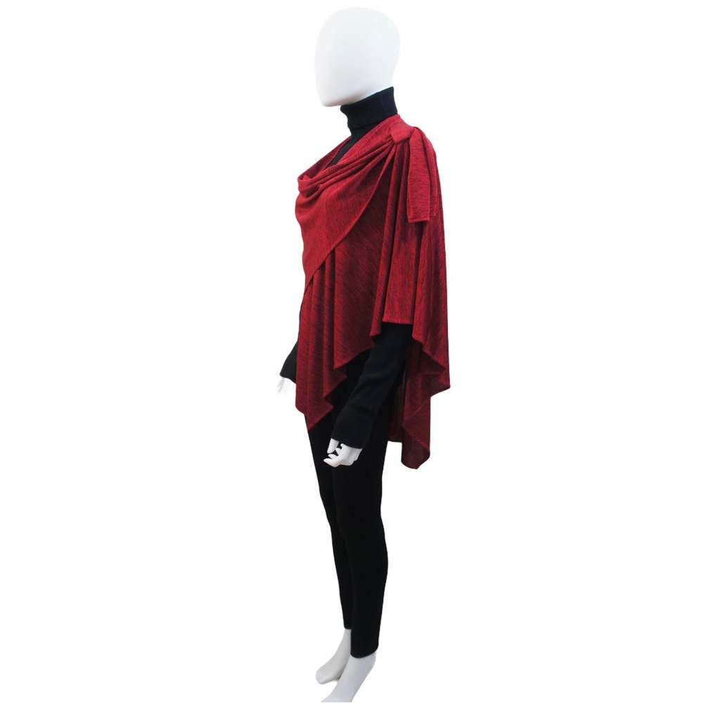 Joseph Ribkoff Red Shiny Wrap All Size - image 6